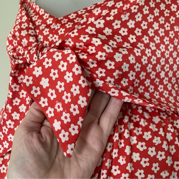 HATCH Maternity The Scarlett Jumper, red and white flowers, 2, sleeveless, NWT - Picture 8 of 14